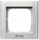 RAMKA POJEDYNCZA DO ŁĄCZNIKÓW IP44 SREBRO MAT SONATA - OSPEL - RH-1R/38