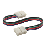 SZYBKOZŁĄCZKA DO TAŚM LED RGB 10MM TAŚMA PRZEWÓD TAŚMA /1KPL=20SZT/CONNECTOR RGB 10-CPC - KANLUX - 19037