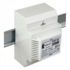 TRANSFORMATOR JEDNOFAZOWY IP30 NA SZYNĘ TH35 W OBUDOWIE MODUŁOWEJ Z ZABEZPIECZENIEM PSS 50VA 230/ 24V - BREVE - 16024-9994