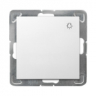 ŁĄCZNIK ZWIERNY ŚWIATŁO ZACISKI AUTOMATYCZNE 10AX 250V IP20 BIAŁY IMPRESJA - OSPEL - ŁP-5Y/m/00