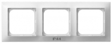 RAMKA POTRÓJNA DO ŁĄCZNIKÓW IP44 BIAŁY IMPRESJA - OSPEL - RH-3Y/00