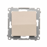 ŁĄCZNIK POJEDYNCZY ZACISKI AUTOMATYCZNE 10AX 250V KREMOWY SIMON 54 - KONTAKT SIMON - DW1.01/41