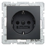 GNIAZDO SCHUKO ANTRACYT B.KWADRAT/B.3/B.7  - HAGER - 47231606
