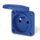GNIAZDO TABLICOWE 16A 2P+Z 230V 50X60MM NIEBIESKIE - SCAME - 570.2091