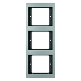RAMKA POTRÓJNA PIONOWA ALUMINIUM K.5 - HAGER - 13337003