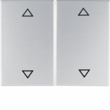 KLAWISZE Z NADRUKIEM SYMBOLU "STRZAŁKI" ALUMINIUM K.5 - HAGER - 14357203