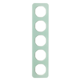 RAMKA PIĘCIOKROTNA SZKŁO BIAŁY R.1 - HAGER - 10152109