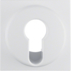 ELEMENT CENTRALNY DO ŁĄCZNIKA NA KLUCZ BIAŁY AKSAMIT Q.1 - HAGER - 15076089