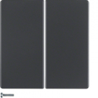 PRZYCISK POCZWÓRNY DO ŚCIEMNIACZA PRZYCISKOWEGO QUICKLINK ANTRACYT Q.1/Q.3 KNX RF  - HAGER - 85648126
