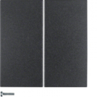 PRZYCISK POCZWÓRNY DO ŚCIEMNIACZA PRZYCISKOWEGO QUICKLINK ANTRACYT MAT B.KWADRAT/S.1/B.3/B.7 KNX RF  - HAGER - 85648185