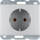 GNIAZDO SCHUKO ALU K.5  - HAGER - 41157003