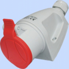 GNIAZDO STAŁE MINI GSM 32A 400V 3P+N+Z 32/5 - ELEKTROMET DZIERŻONIÓW - 921865