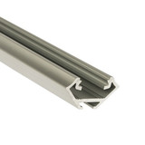 PROFIL ALUMINIOWY NAROŻNY NZA 202CM 2.3CM ANODOWANY SREBRNY - POLTRONIC - PC012206