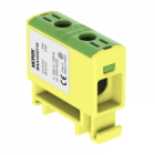 Złączka szynowa gwintowa OTL35 kolor żółto-zielony 1xAl/Cu 2,5-35mm2 1000V Zacisk uniwersalny - MOREK - MAA1035Y10
