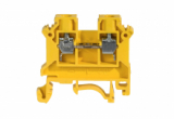 ZŁĄCZKA SZYNOWA GWINTOWA 4MM2 TS 32 35 1 TOR ZSG1-4,0NZ ŻÓŁTY ZUG - SIMET - 11321314