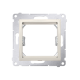 Adapter (przejściówka) na osprzęt standardu 45 × 45 mm; kremowy  *Do gniazd teleinformatycznych Simon Connect - KONTAKT SIMON - DA45.01/41