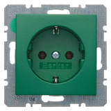GNIAZDO SCHUKO ZIELONY S.1/B.3/B.7  - HAGER - 47431913