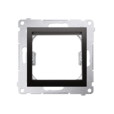 Adapter (przejściówka) na osprzęt standardu 45 × 45 mm; antracyt  *Do gniazd teleinformatycznych Simon Connect - KONTAKT SIMON - DA45.01/48