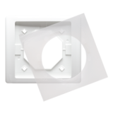 Ramka 1-krotna NEOS do wersji bryzgoszczelnej IP44 z uszczelką; biały - KONTAKT SIMON - BMRC1B/11