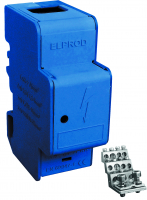 BLOK ROZDZIELCZY MODUŁOWY 160A 1 BIEGUN NIEBIESKI ELP-LBR160AN - SIMET - 84321003