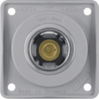GNIAZDO ZASILANIA 12 V MECHANIZM SZARY POŁYSK INTEGRO FLOW  - HAGER - 845712507