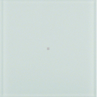 PRZYCISK POJEDYNCZY STANDARD SZKŁO BIAŁE B.IQ  - HAGER - 75161090