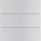 PRZYCISK POTRÓJNY STANDARD ALUMINIUM B.IQ  - HAGER - 75163094