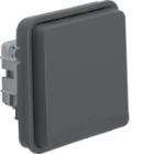 GNIAZDO SCHUKO POJEDYNCZE Z UZIEMIENIEM IP55 SZARY W.1 - HAGER - 47063515