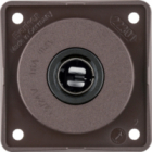 GNIAZDO ZASILAJĄCE 12 V SAMOCHODOWE BRĄZOWY MAT INTEGRO FLOW  - HAGER - 945172501
