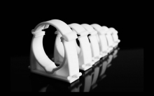 UCHWYT ZAMYKANY BIAŁY UZ-40 /100 SZT/ - TTPLAST - 10502