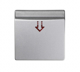 Pokrywa do łączników hotelowych; aluminium - KONTAKT SIMON - 82078-63