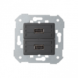 Gniazdo 2xUSB (2.0) typ A, żeńskie - KONTAKT SIMON - 7501090-039