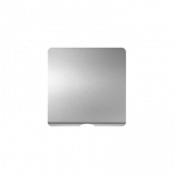 Pokrywa do gniazda głośnikowego / łączników z cięgnem; aluminium - KONTAKT SIMON - 82051-93
