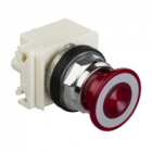 PRZYCISK GRZYBKOWY PODŚWIETLANY LED 24V O41 CZERWONY. - SCHNEIDER ELECTRIC - 9001KR9P35LRR