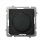 ŚCIEMNIACZ UNIWERSALNY DO OBCIĄŻENIA ŻAROWEGO HALOGENOWEGO ORAZ LED  0-100W CZARNY METALIK SONATA - OSPEL - ŁP-8RL2/m/33
