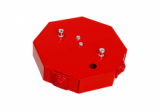PUSZKA NATYNK PRZECIWPOŻAROWA 6x2x4MM2 137x124x28MM Z BEZPIECZNIKIEM 0,375A E90 IP20 OŚMIOKĄTNA - SIMET - 84623606