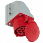 GNIAZDO STAŁE 7- STYKOWE 16A 400V 5P+Z+N  - PCE - 117-6v