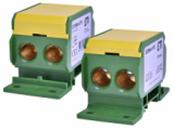 BLOK ROZDZIELCZY 192A (2X4-70MM2)/2X4-70MM2) ŻÓŁTO-ZIELONY EDBM-4/PE - ETI - 001102415