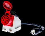 ADAPTER DO GNIAZD TRÓJFAZOWYCH 16A PRZEŁĄCZANY - SONEL - WAADAPAT16PR