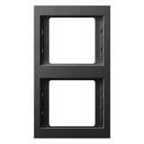 RAMKA PODWÓJNA PIONOWA ANTRACYT MAT LAKIEROWANY K.1 - HAGER - 13237006