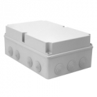 PUSZKA NATYNK 348X228X142MM Z DŁAWICAMI IP65 HERMETYCZNA SZARY PH-5A,3 - ELEKTROPLAST OPATÓWEK - 28.53