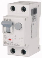 WYŁĄCZNIK RÓŻNICOWY Z CZŁONEM NADPRĄDOWYM B 10A/30MA 2 BIEGUNY TYP A HNB-B10/1N/003-A - EATON - 195131