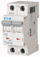 PL7-C16/2-DC WYŁĄCZNIK NADPRĄDOWY 10KA DC - EATON - 264902