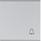 lumina Klawisz z symbolem „Dzwonek", srebrny - HAGER - BERKER - WL6012
