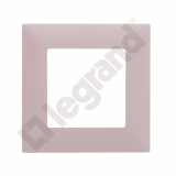 ramka pojedyncza 1x - kolor pudrowy róż Niloe Step - LEGRAND - 863291