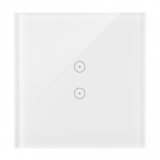 Panel dotykowy S54 Touch, 1 moduł, 2 pola dotykowe pionowe biała perła - KONTAKT SIMON - DSTR13/70
