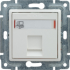 GNIAZDO KOMPUTEROWE POJ. RJ45 (WKŁAD MOLEX), BEZ RAMKI, BIAŁY VENA - KOS - 510465