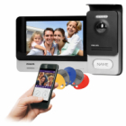 Zestaw wideodomofonowy, monitor 7", dotykowy, menu OSD,  WI-FI + APP na telefon, sterowanie bramą, z czytnikiem breloków zbliżeniowych 125kHz, parowanie dźwiękiem, Philips WelcomeEye Connect 2 - ORNO - 531136
