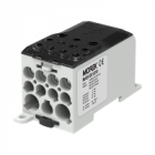 OJL280A czarny blok dystrybucyjny - rozdzielczy we. 1xAl/Cu120 wyj. 2x35/5x16/ 4x10mm2  1000VAC/DC - MOREK - MAB1281S10