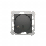 Łącznik z opóźnieniem wyłaczenia (moduł) 20-500 W; czarny - KONTAKT SIMON - DWC10T.01/49